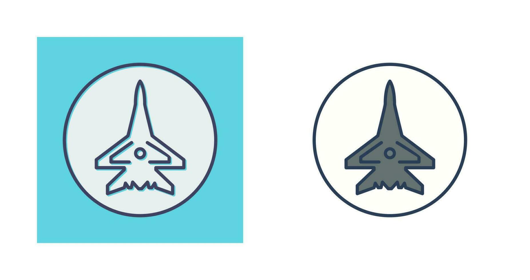 Fighter Plane Vector Icon