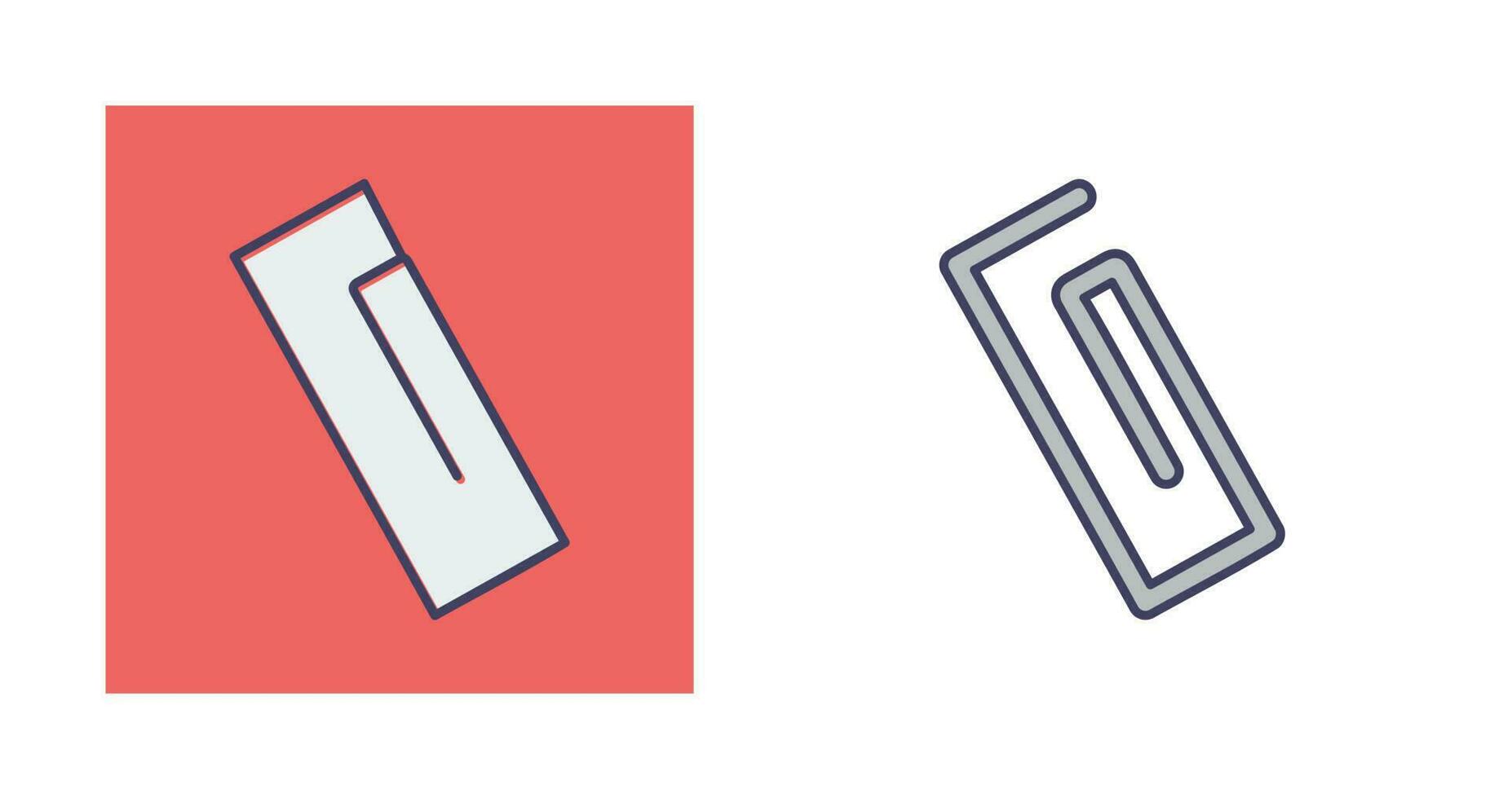 Paper Clip Vector Icon