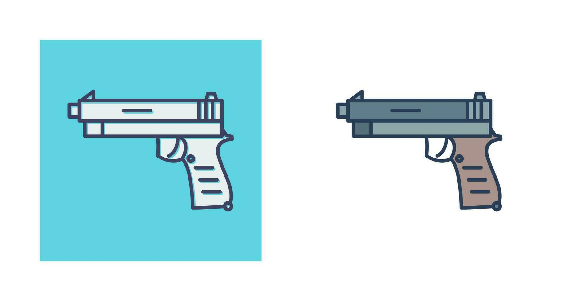 Pistol Vector Icon