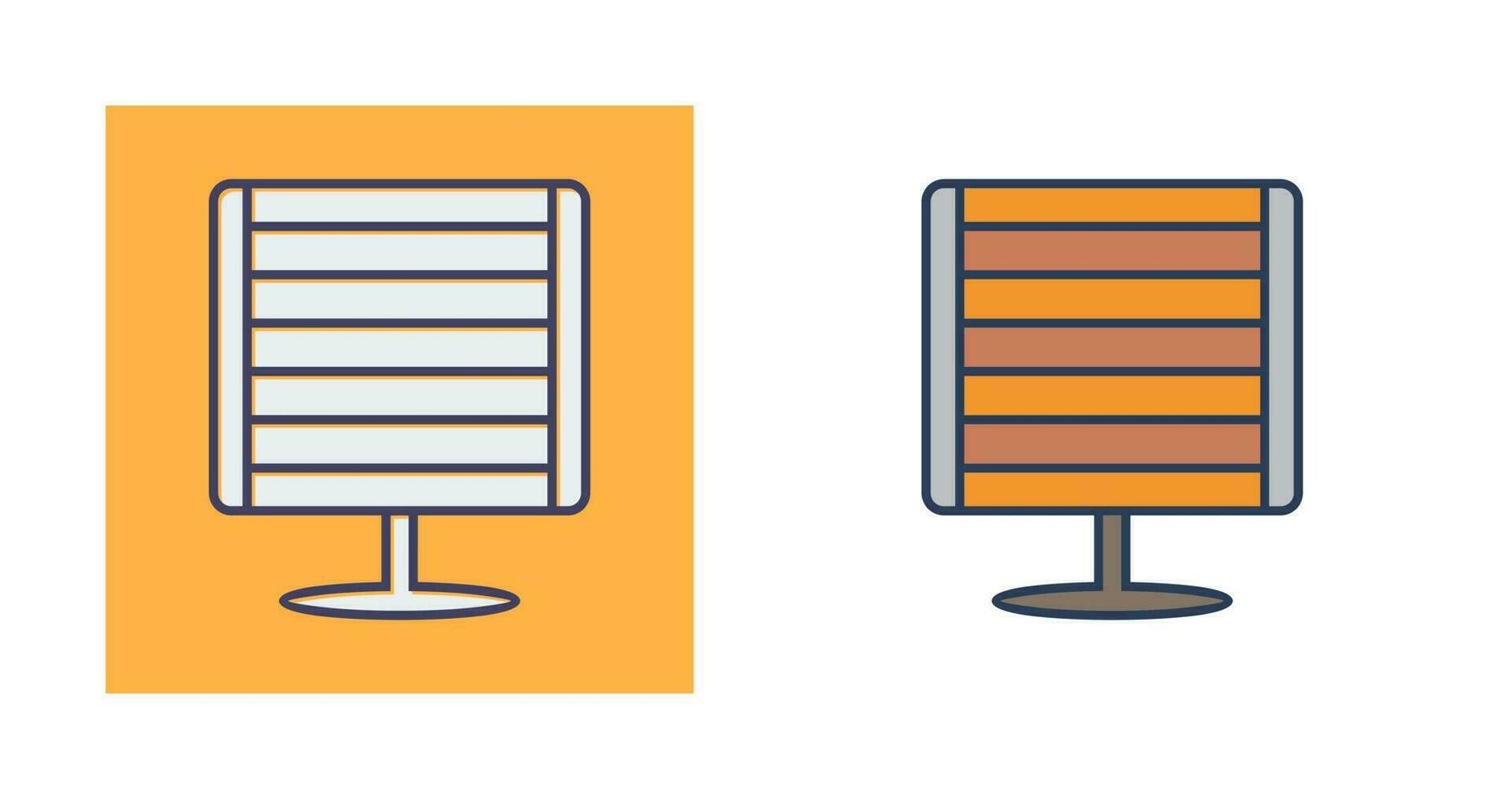 Infrared Heater Vector Icon