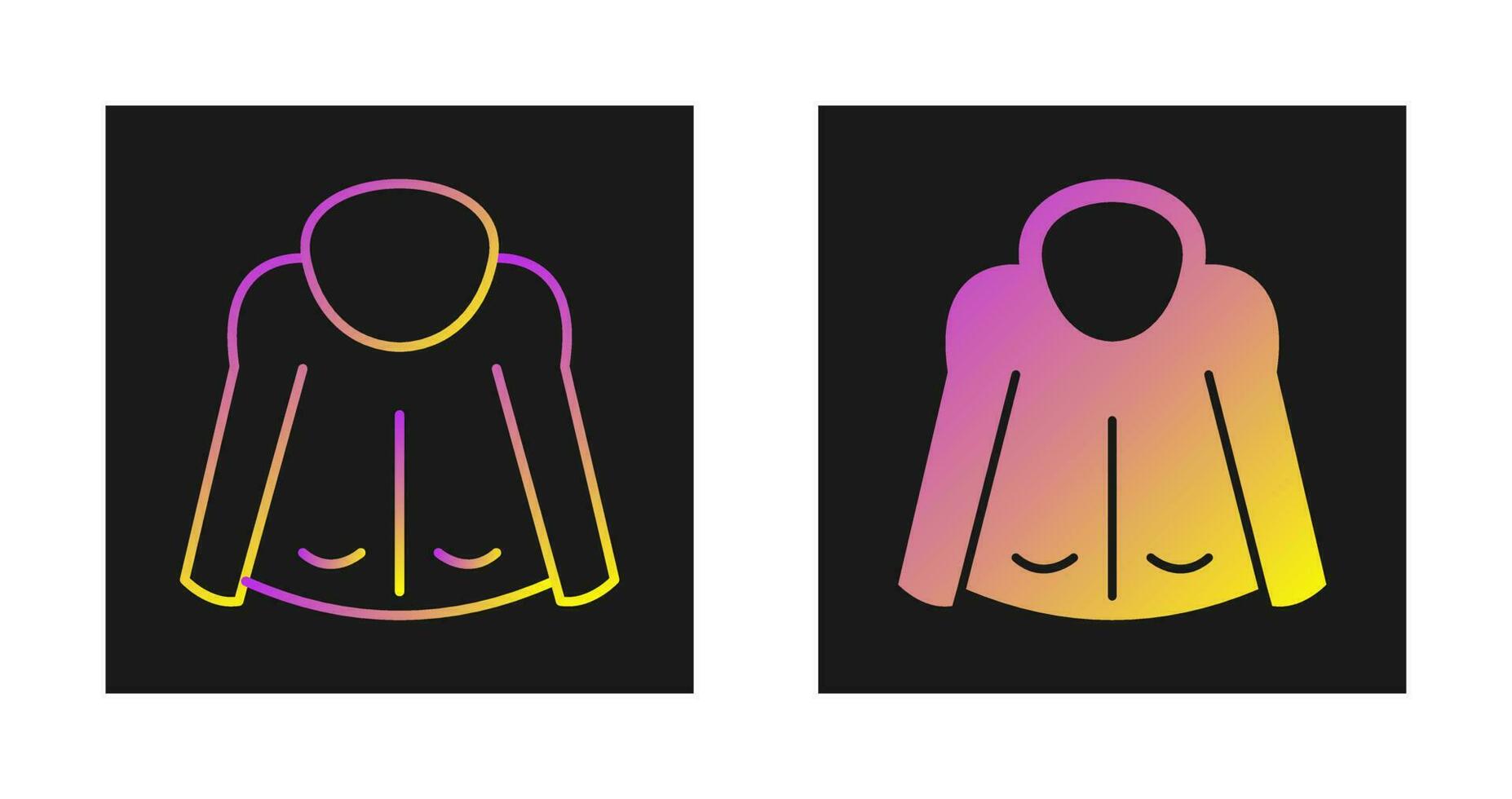 Warm jacket Vector Icon