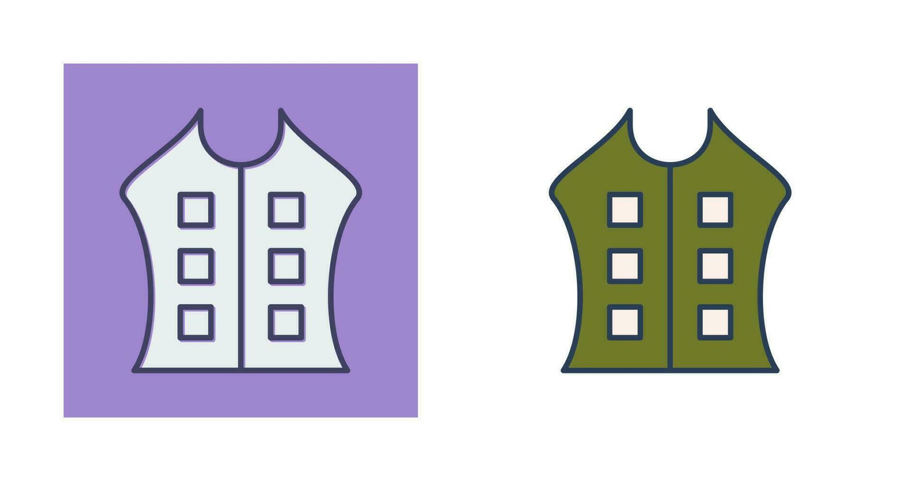 Bullet Proof Vest Vector Icon