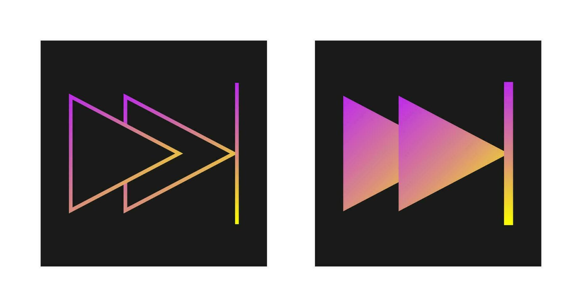 Move to End Vector Icon