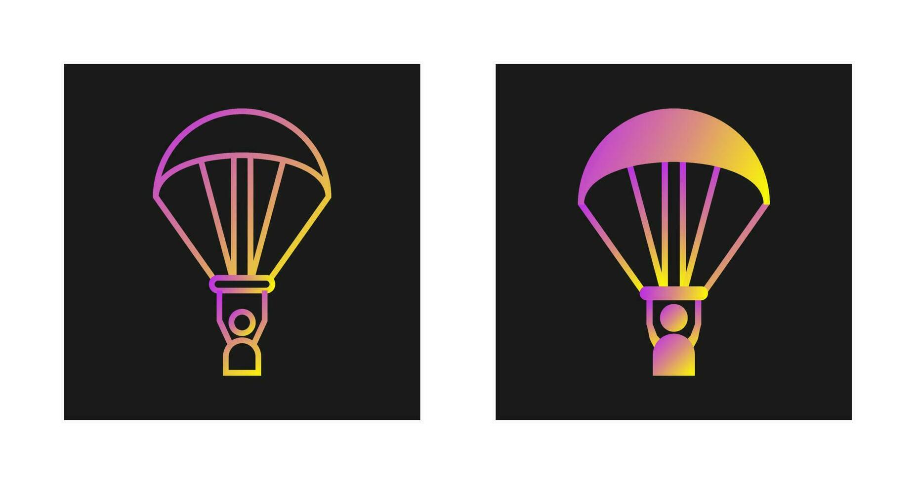 Paragliding Vector Icon
