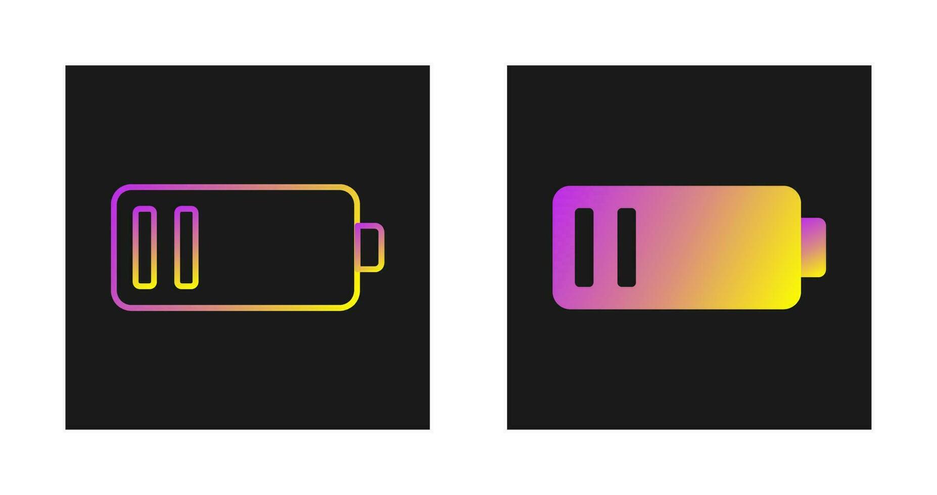 Low Battery Vector Icon