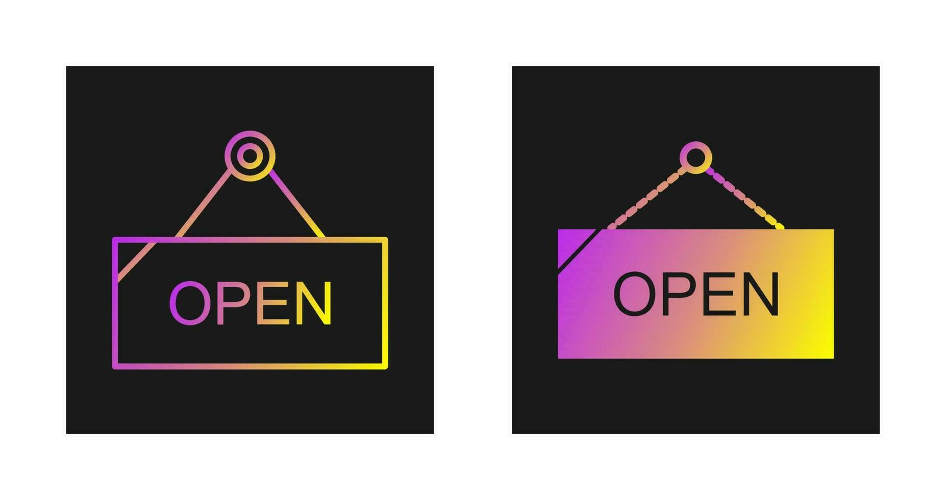 Open Tag Vector Icon