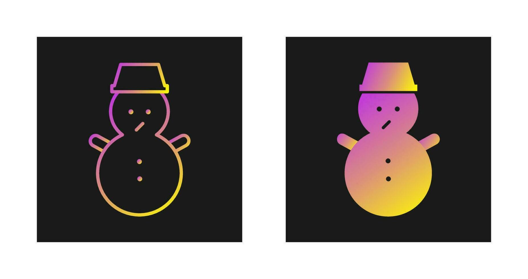 Snowman Vector Icon