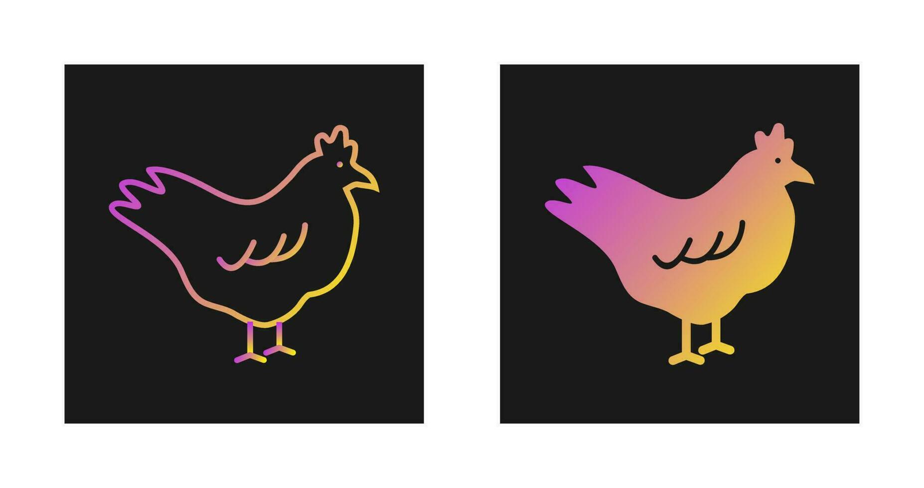Chicken Vector Icon