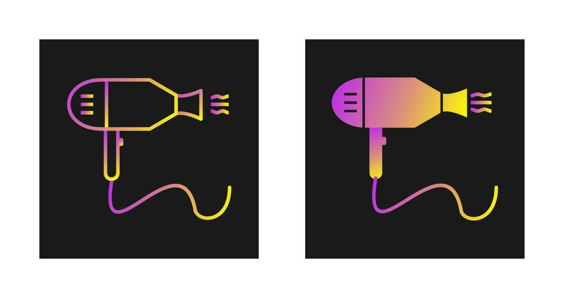 Hair Dryer Vector Icon
