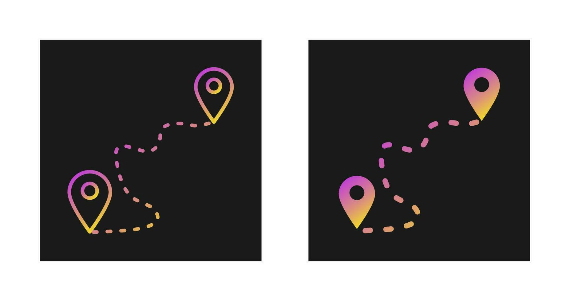 Distance Vector Icon