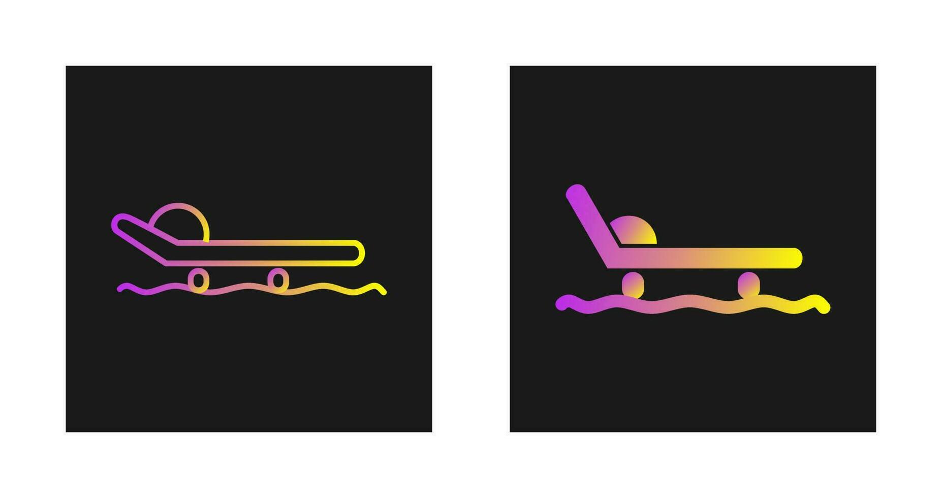 Sled with seat Vector Icon