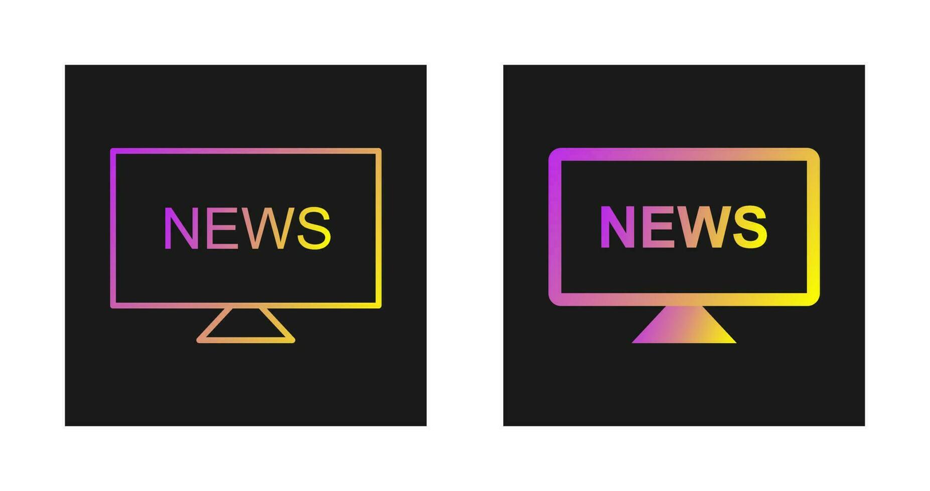 National News Vector Icon