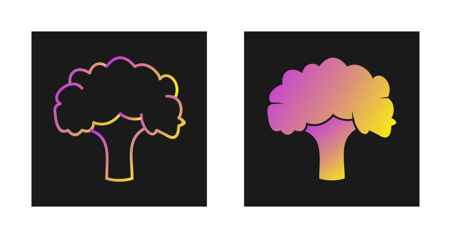 Broccoli Vector Icon