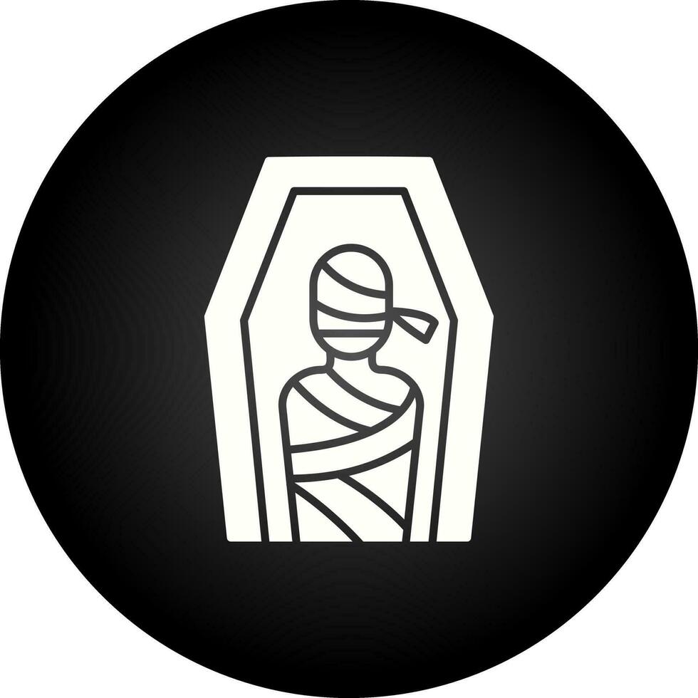 Mummy Line Icon vector
