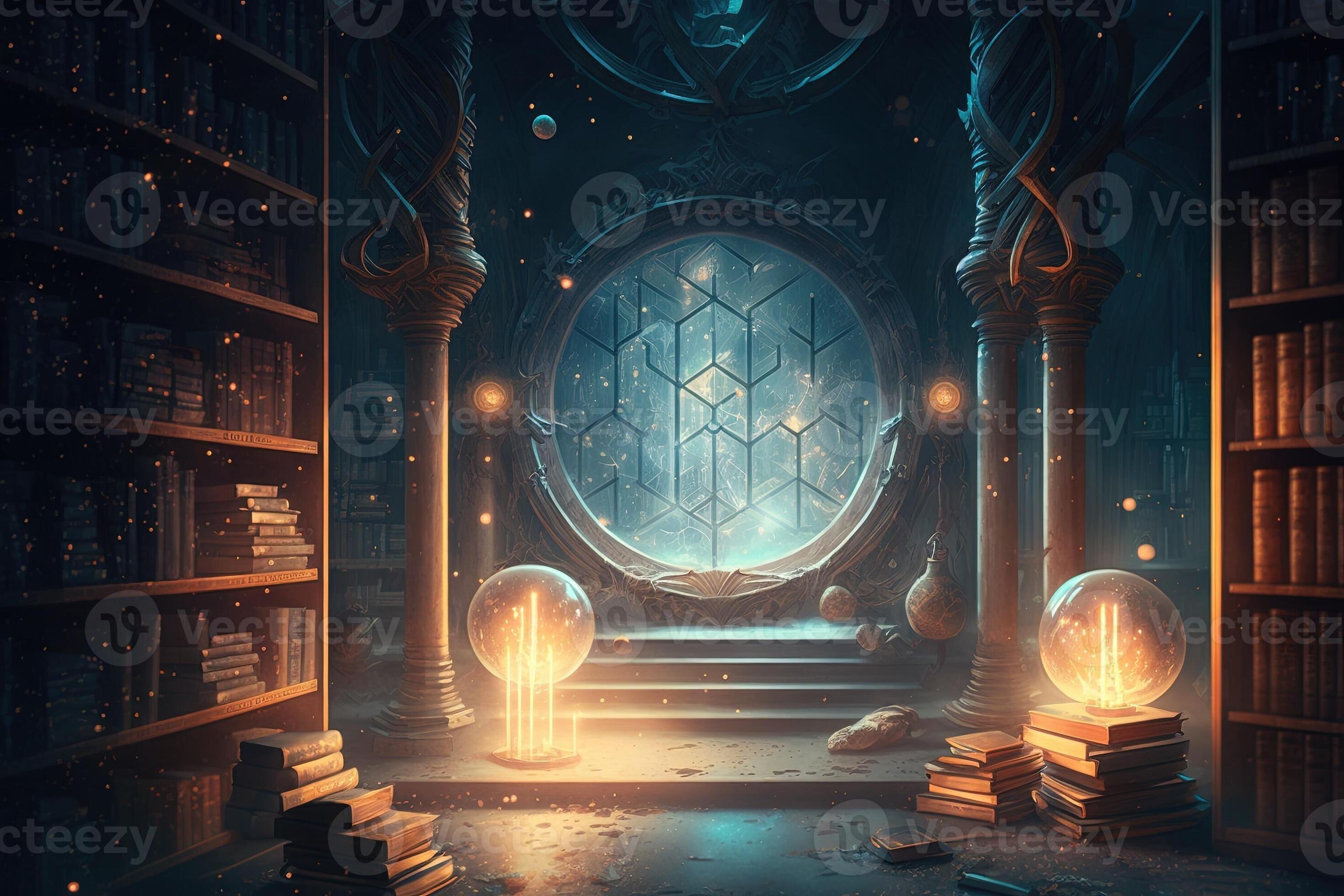 Magic Library with Space/Fantasy Lighting - Creations Feedback - Developer  Forum