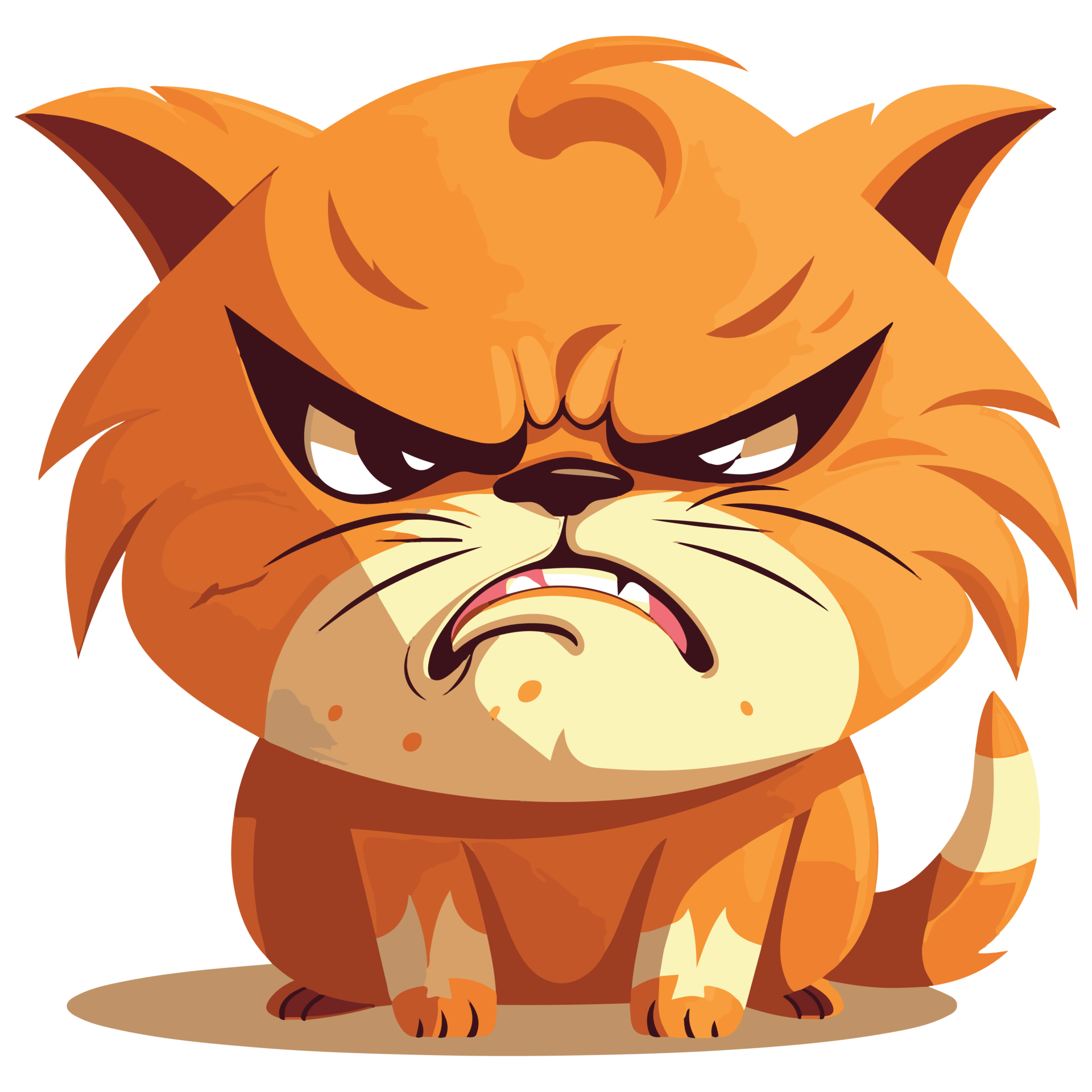 Angry Cat PNG Transparent Images Free Download, Vector Files