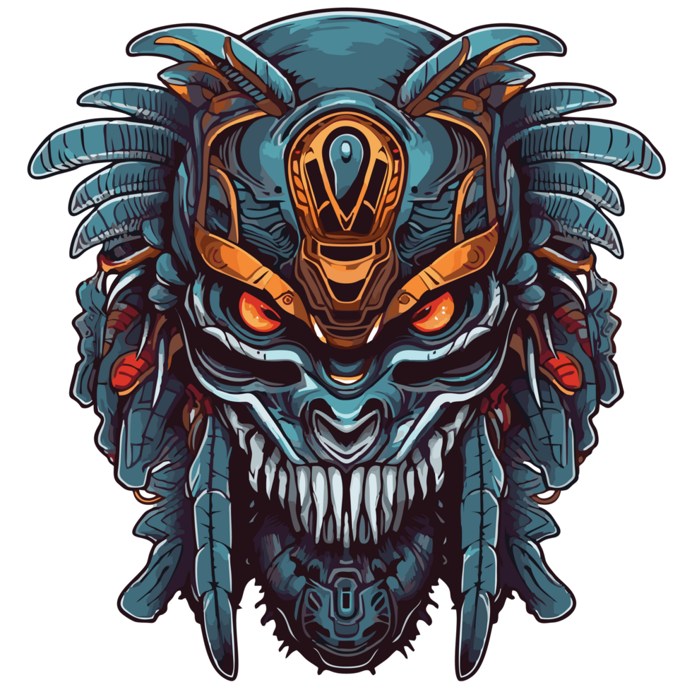 Tribal mask for t-shirt design 23959339 PNG