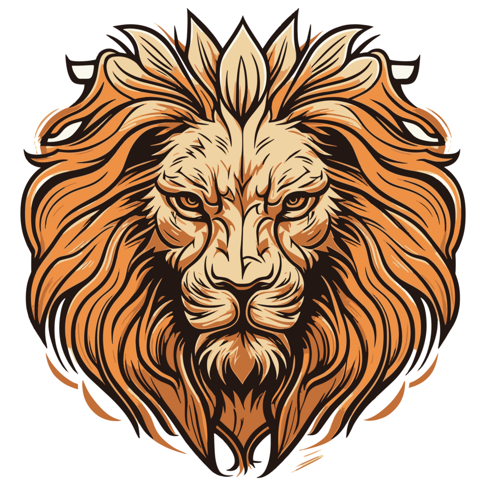 Frais et vibrant Lion T-shirt png