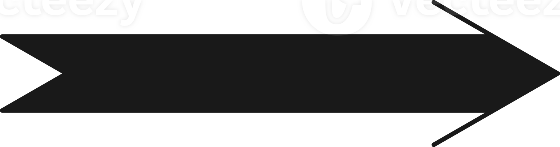 Arrow symbol. Turn right. Transparent flat design element. png