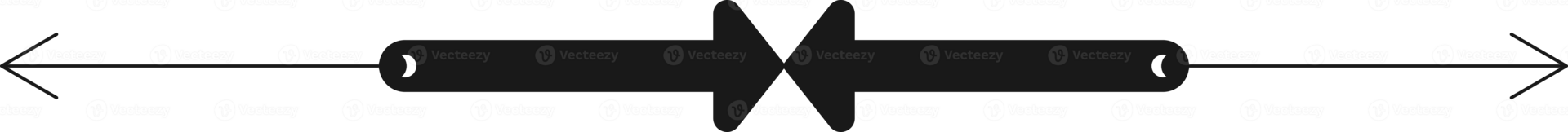 aislado divisor elemento en flecha forma. esta es un decoración para página, documento, proyecto y etc. png