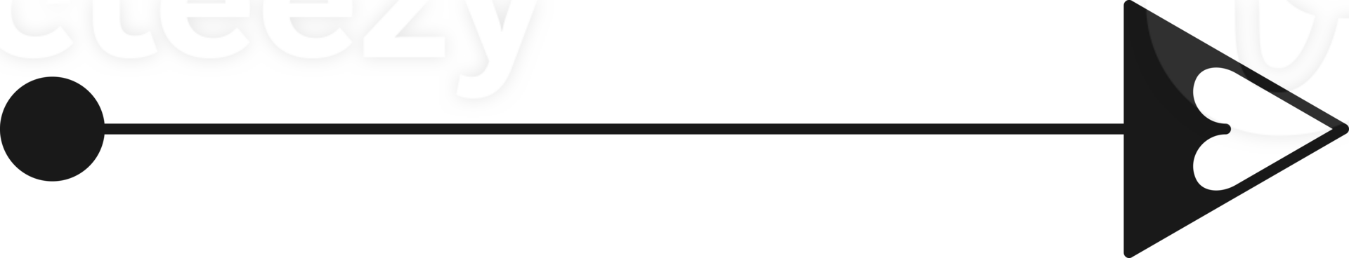 Arrow symbol. Turn right. Transparent flat design element. png