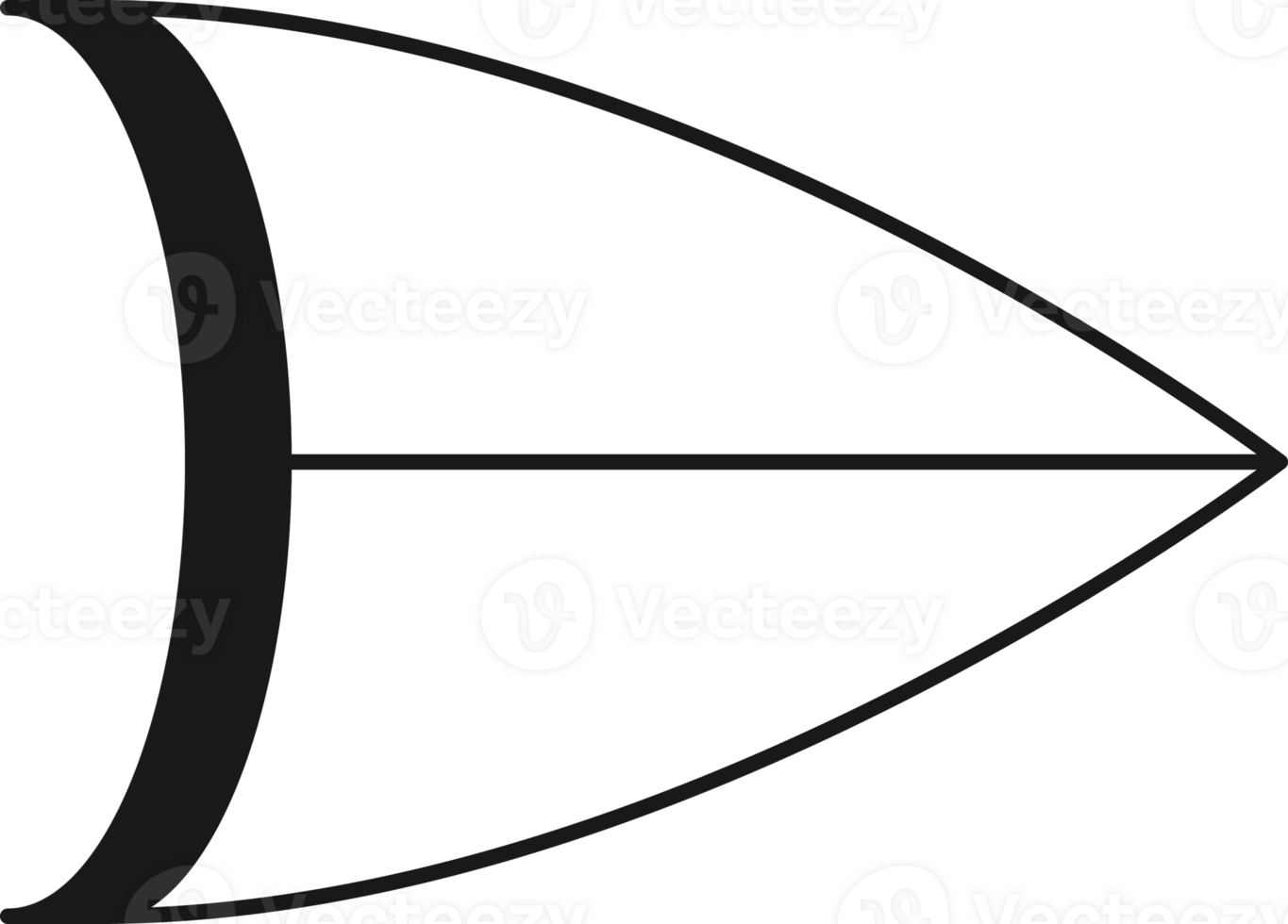 Arrow symbol. Turn right. Transparent flat design element. png