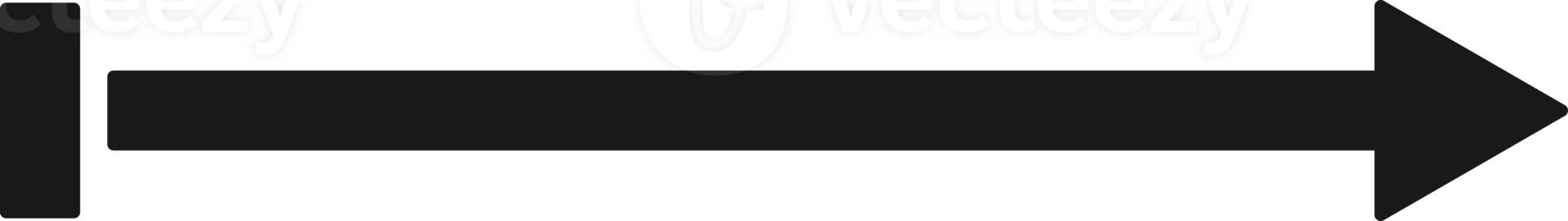 Arrow symbol. Turn right. Transparent flat design element. png