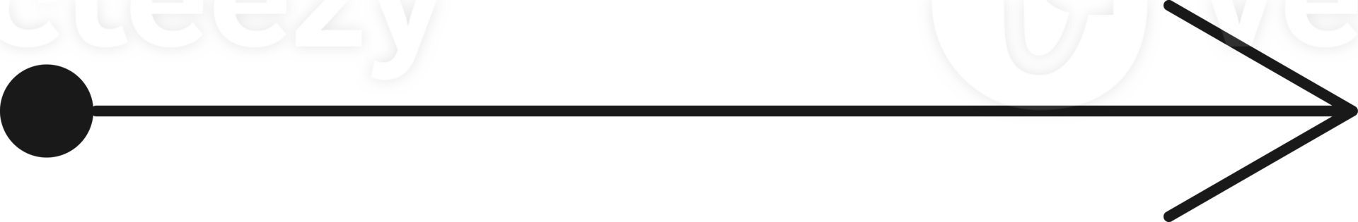 Arrow symbol. Turn right. Transparent flat design element. png