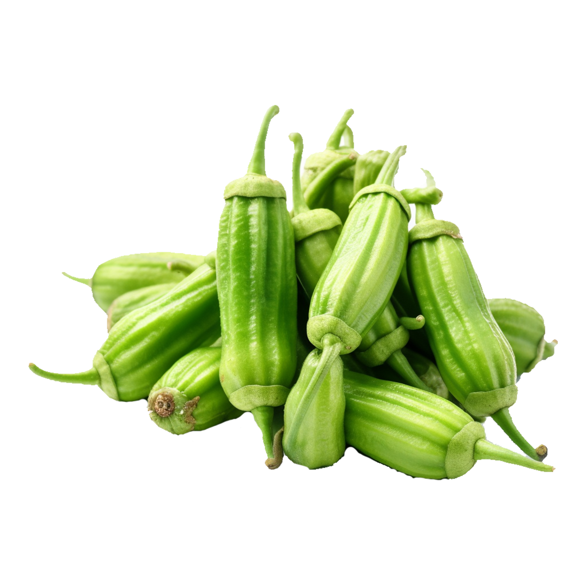 Green lady fingers 23960826 PNG