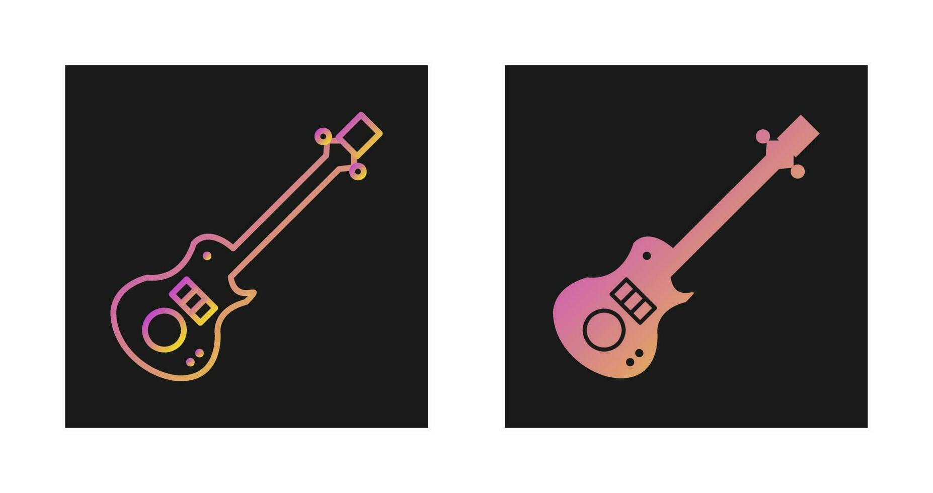 Electric Guitar Vector Icon