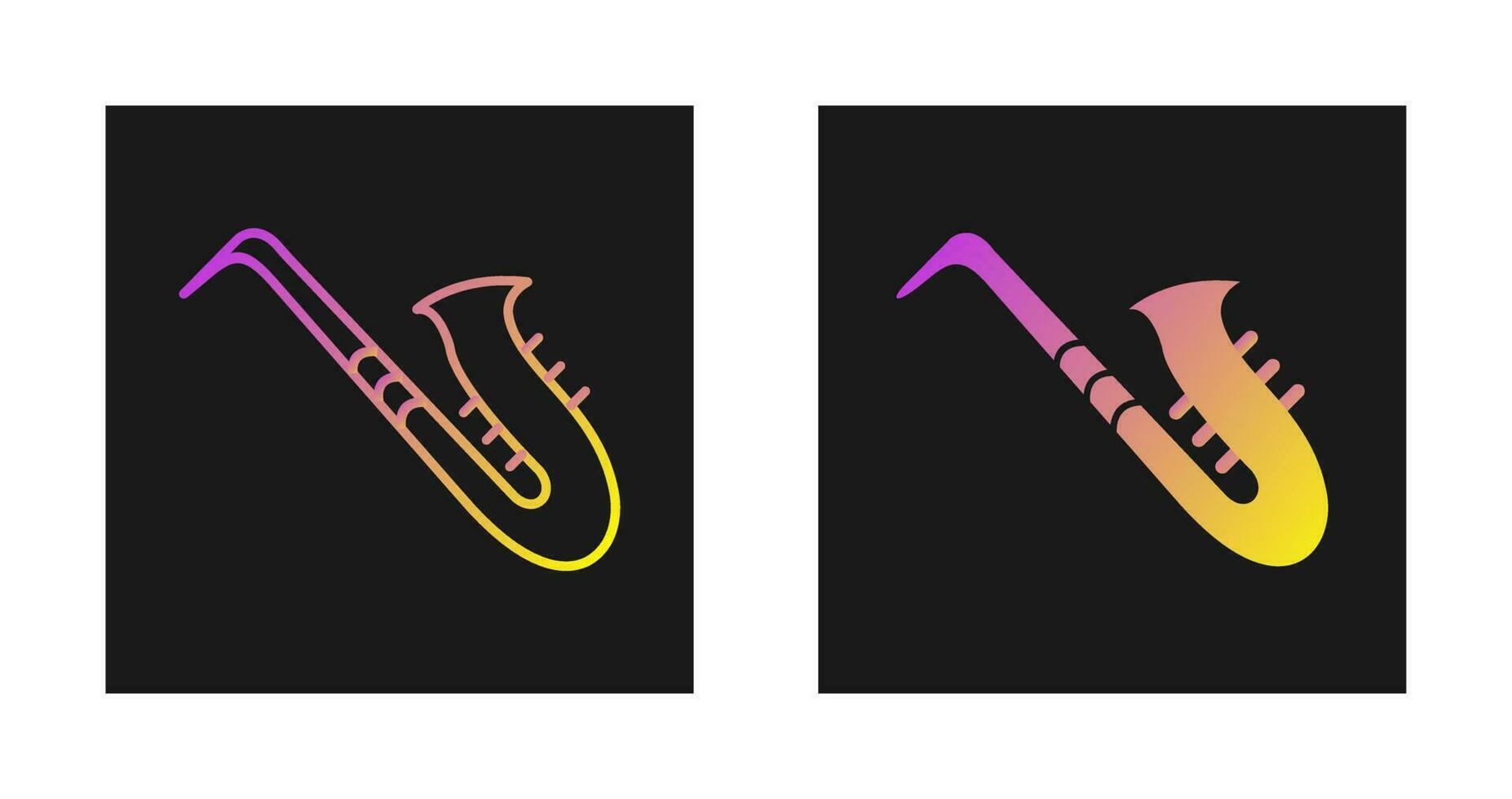 Saxophone Vector Icon
