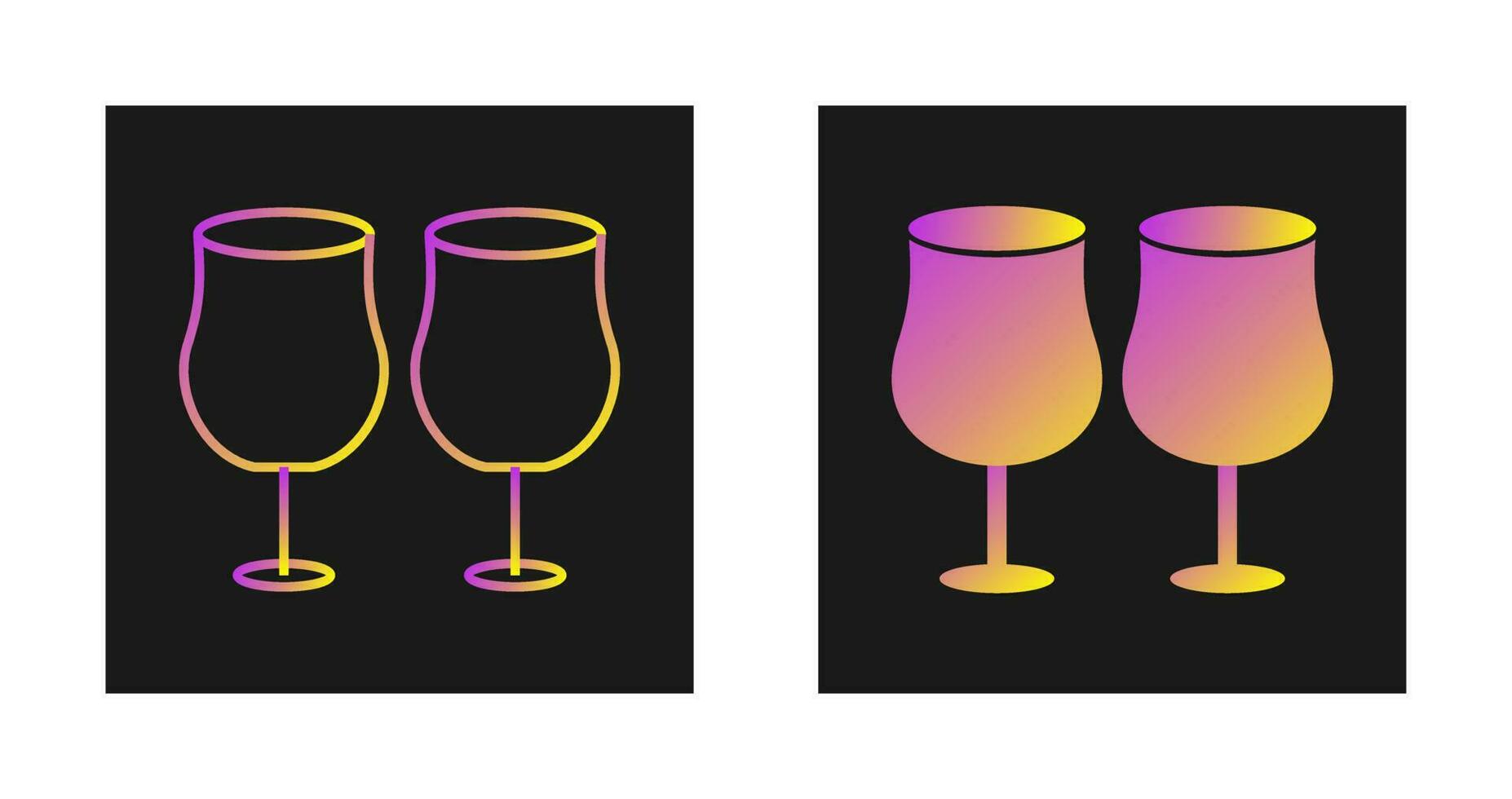 Party Glasses Vector Icon