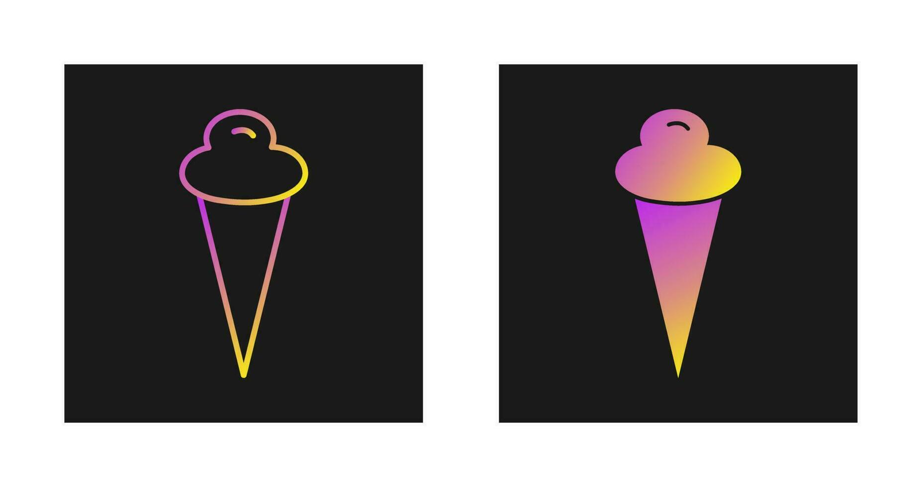 Icecream Cone Vector Icon