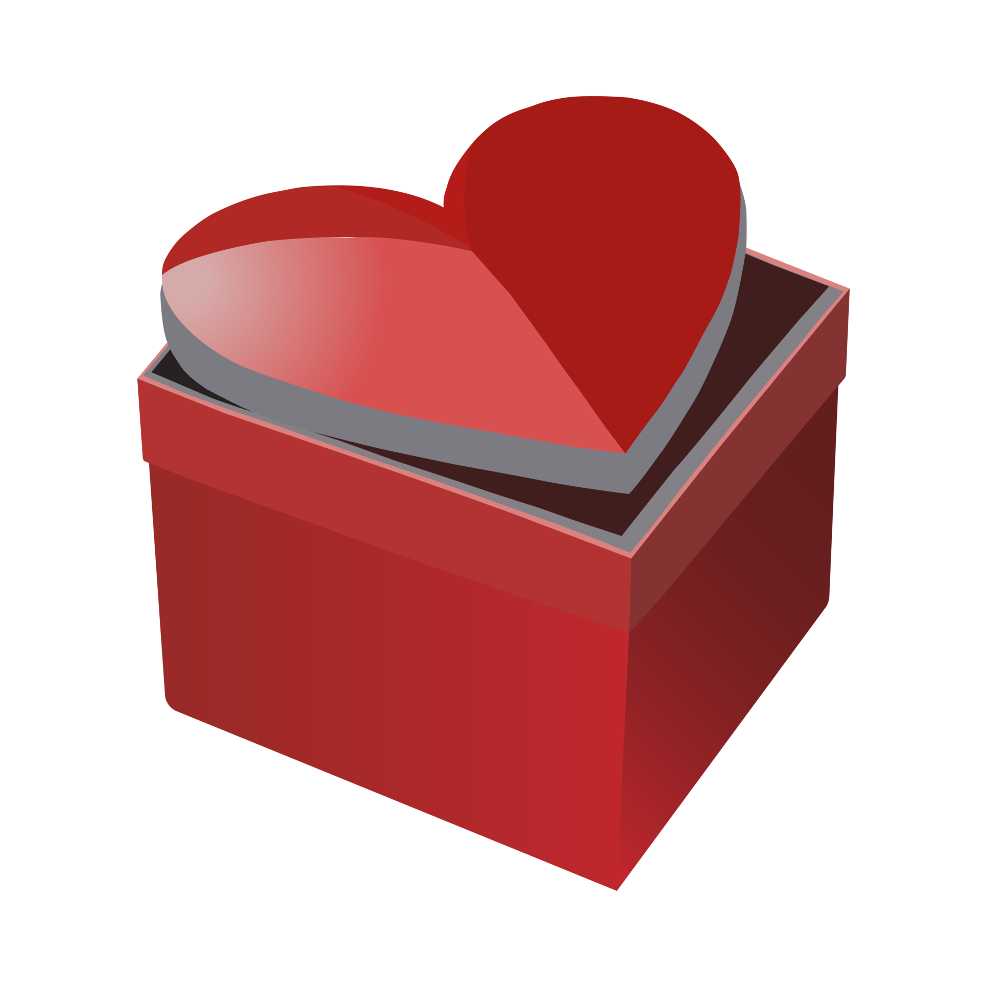 Red Heart Shaped Gift Box 23961387 PNG red-heart-shaped-gift-box-23961387-png