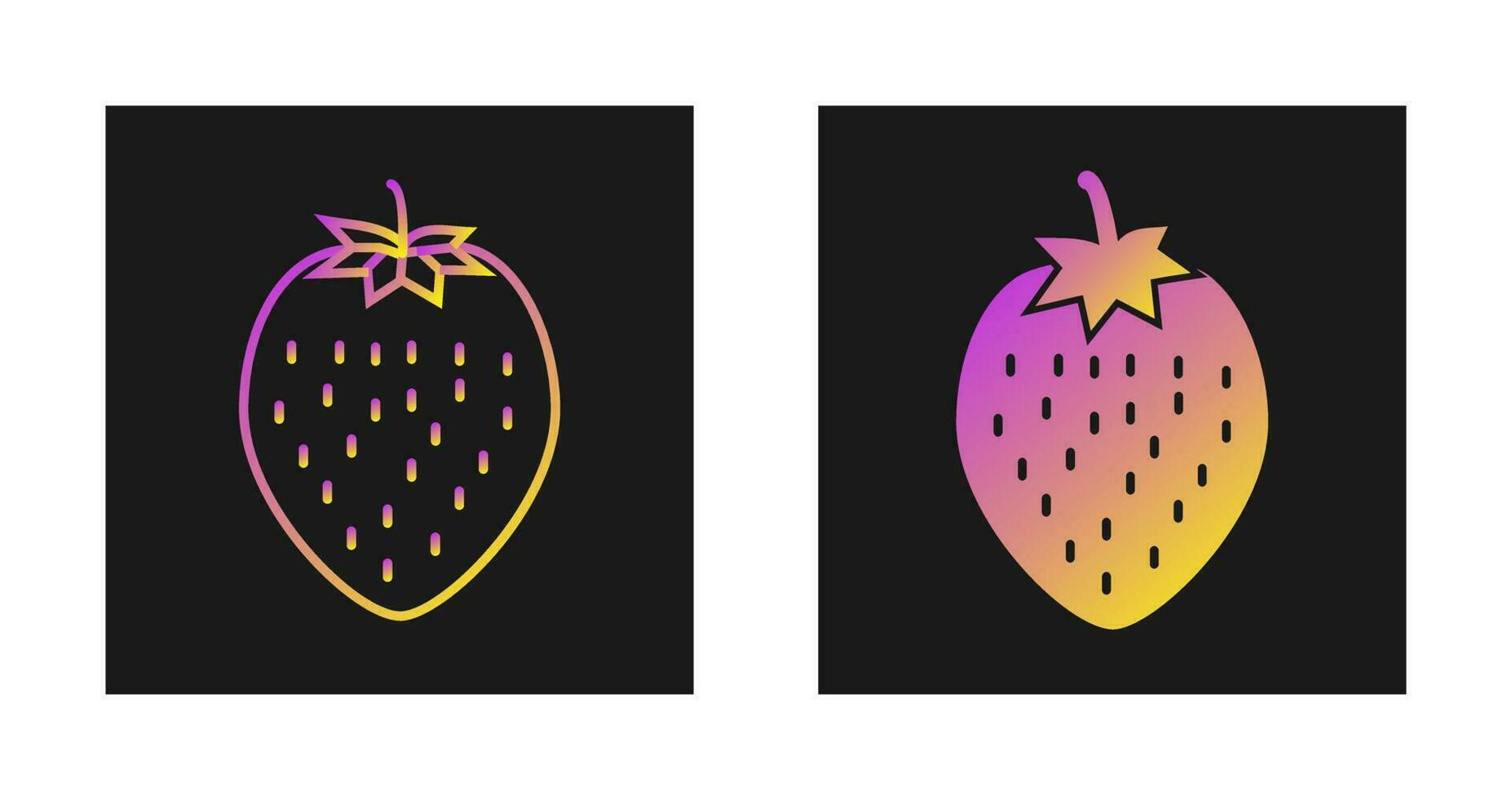 Strawberry Vector Icon