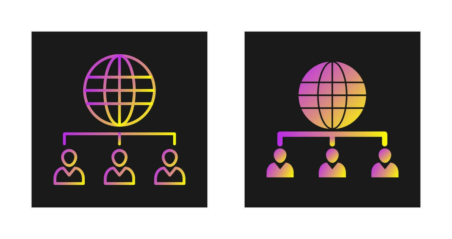 Web ClientServer Vector Icon