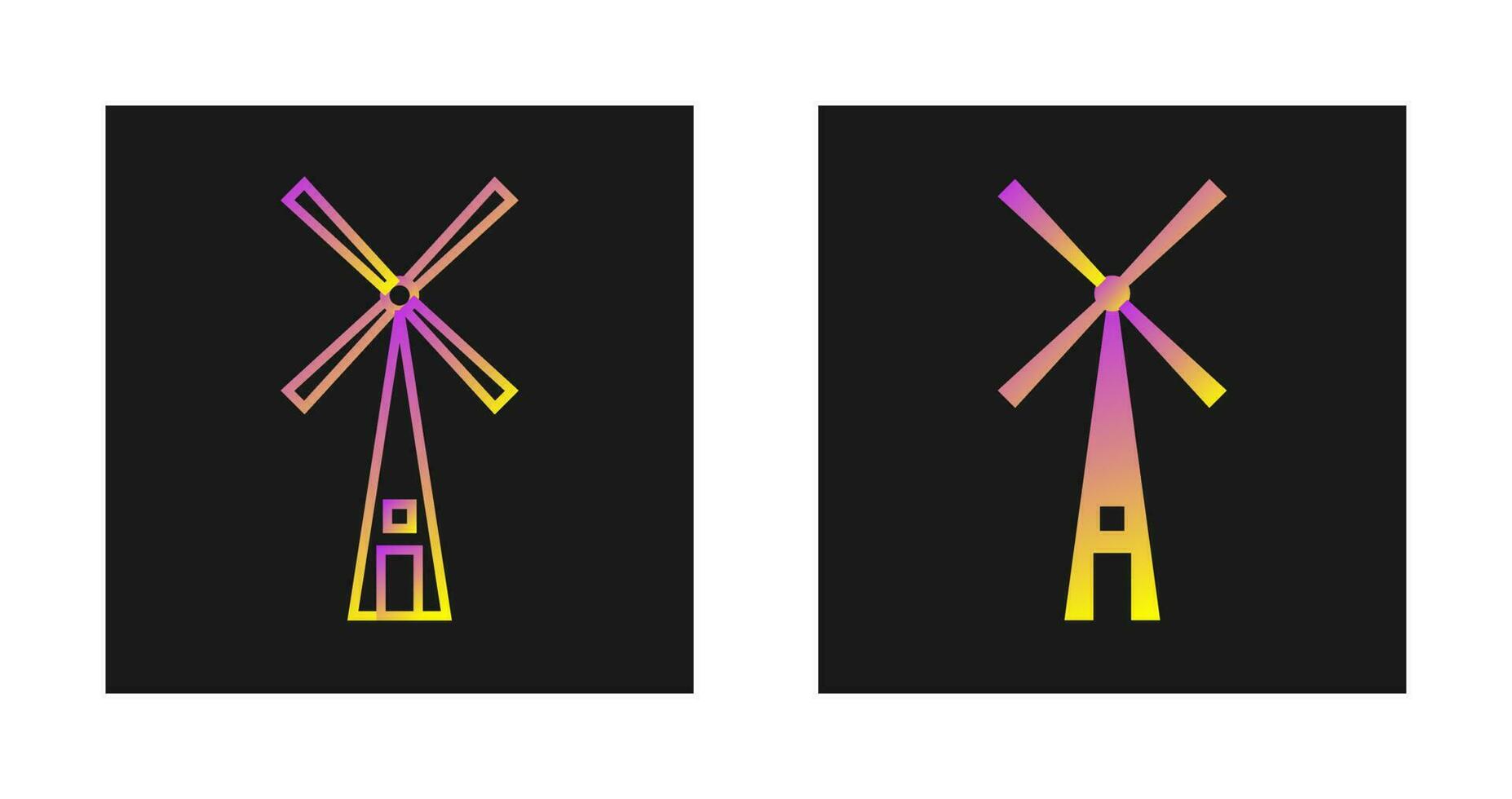 Windmill Vector Icon