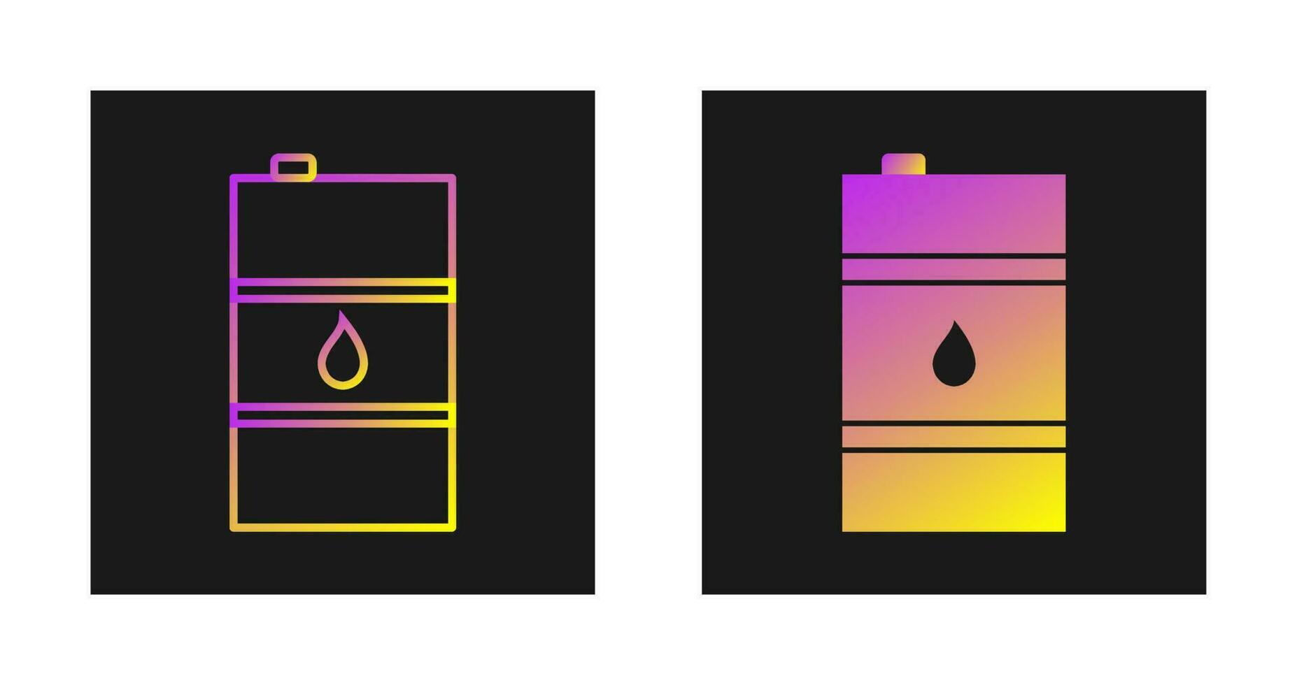 Oil Barrel Vector Icon