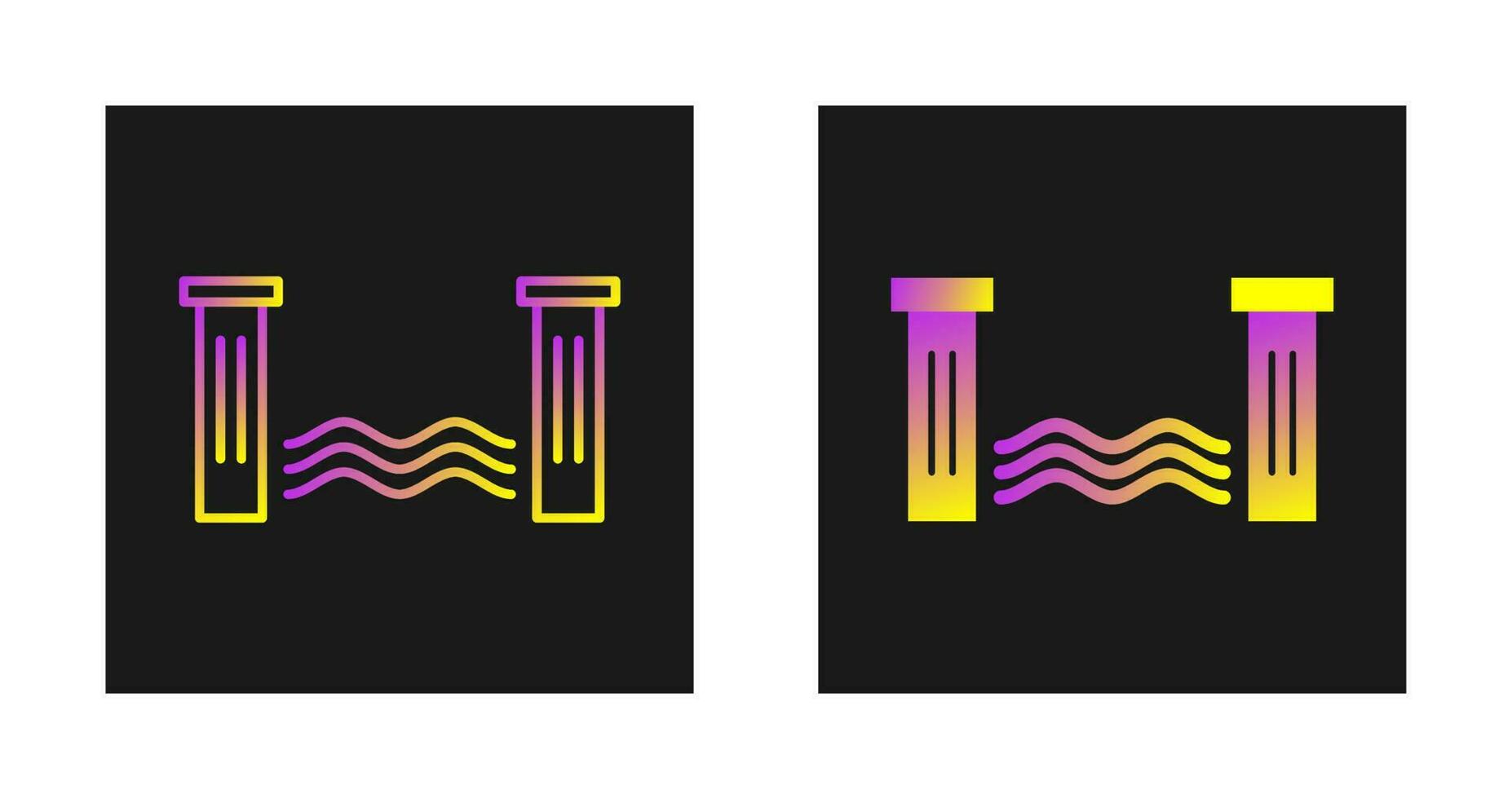 Water Dam Vector Icon