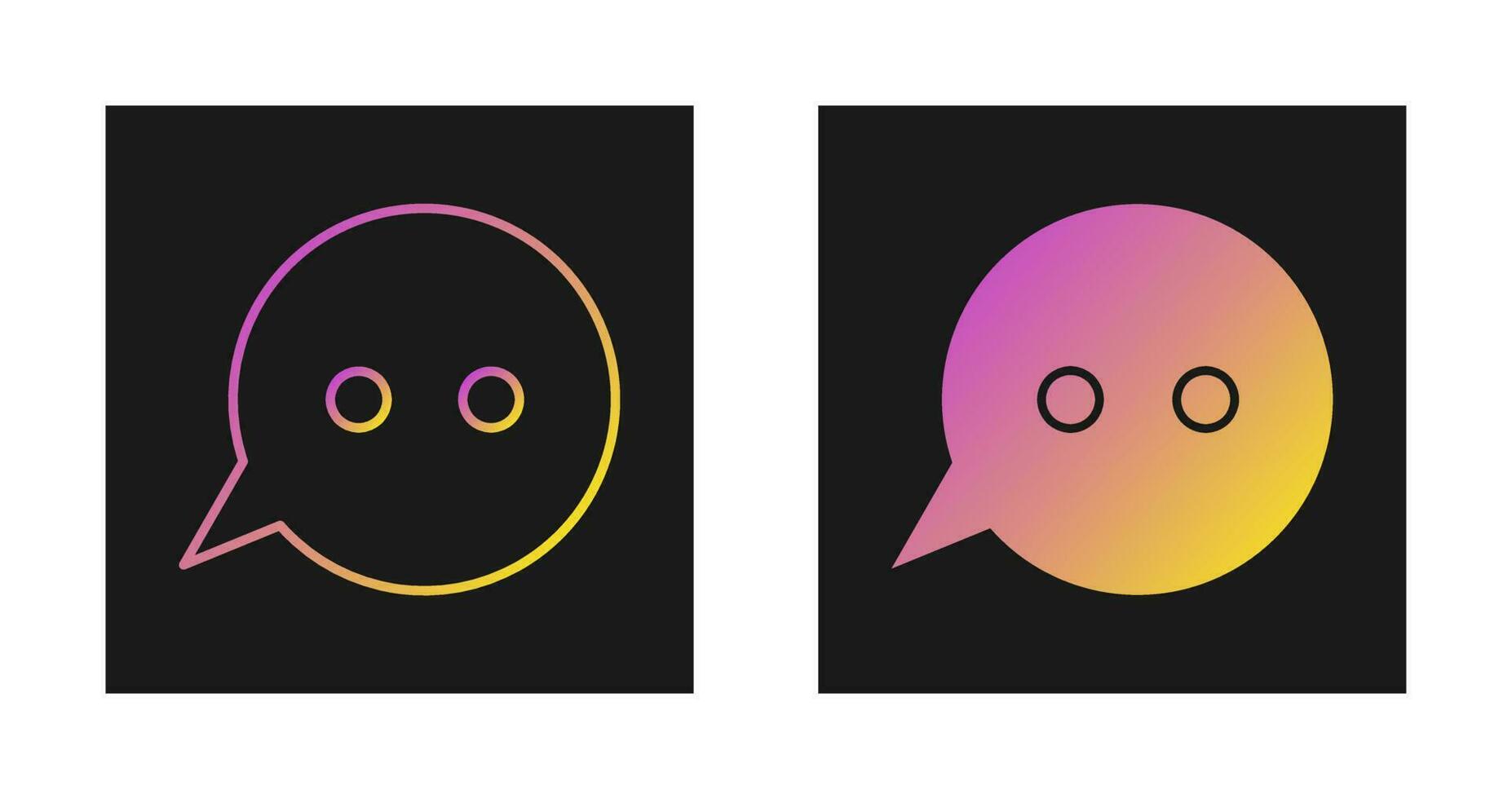 Message Bubbles Vector Icon