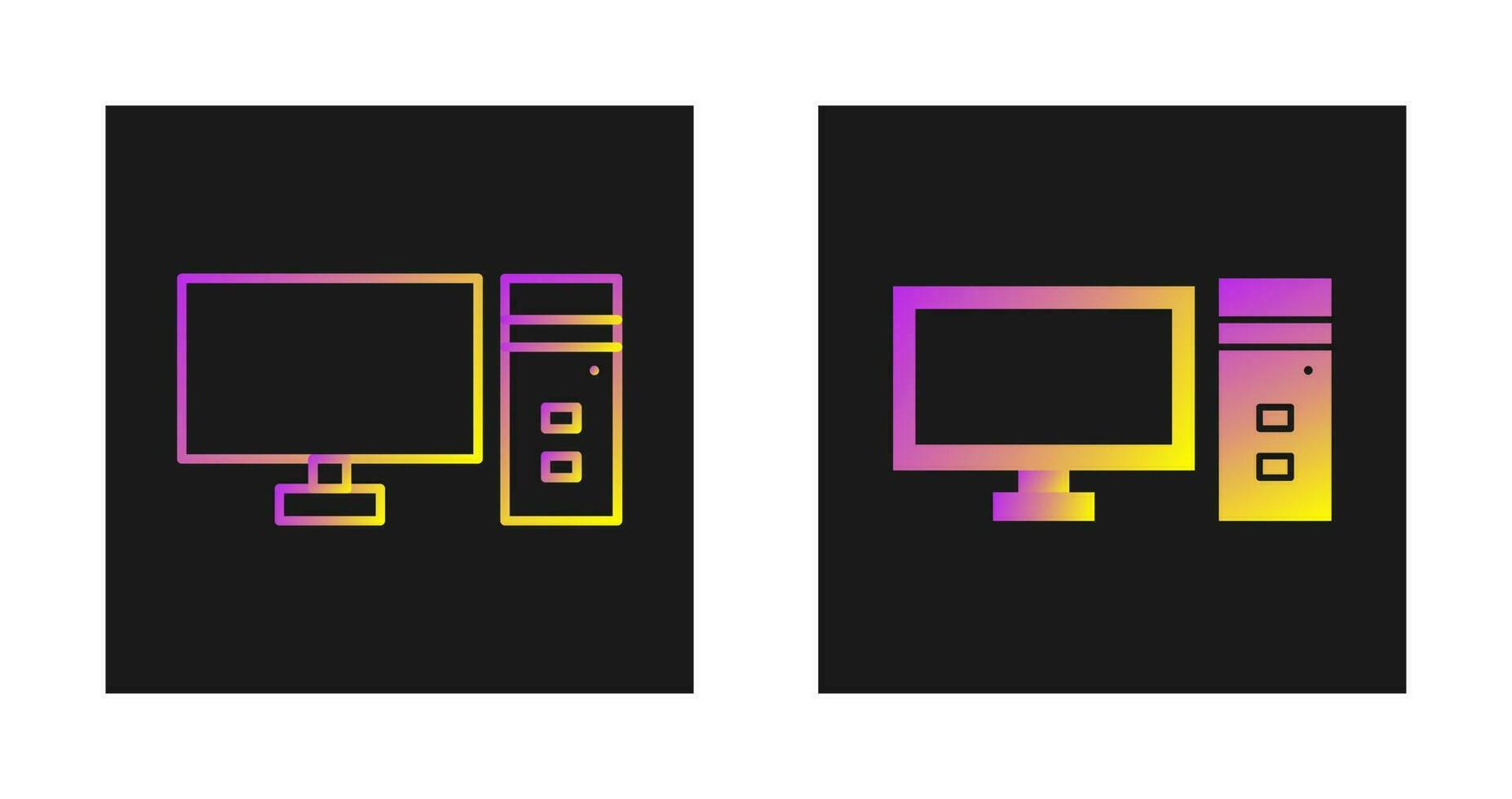 Computer Vector Icon