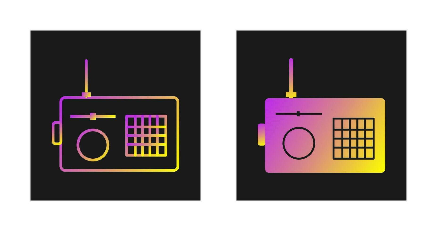 Radio Vector Icon