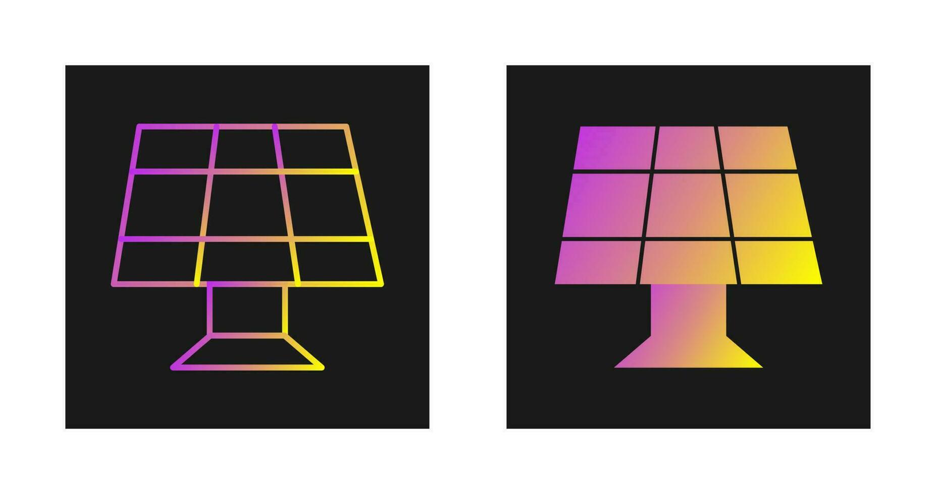 Solar Panel Vector Icon