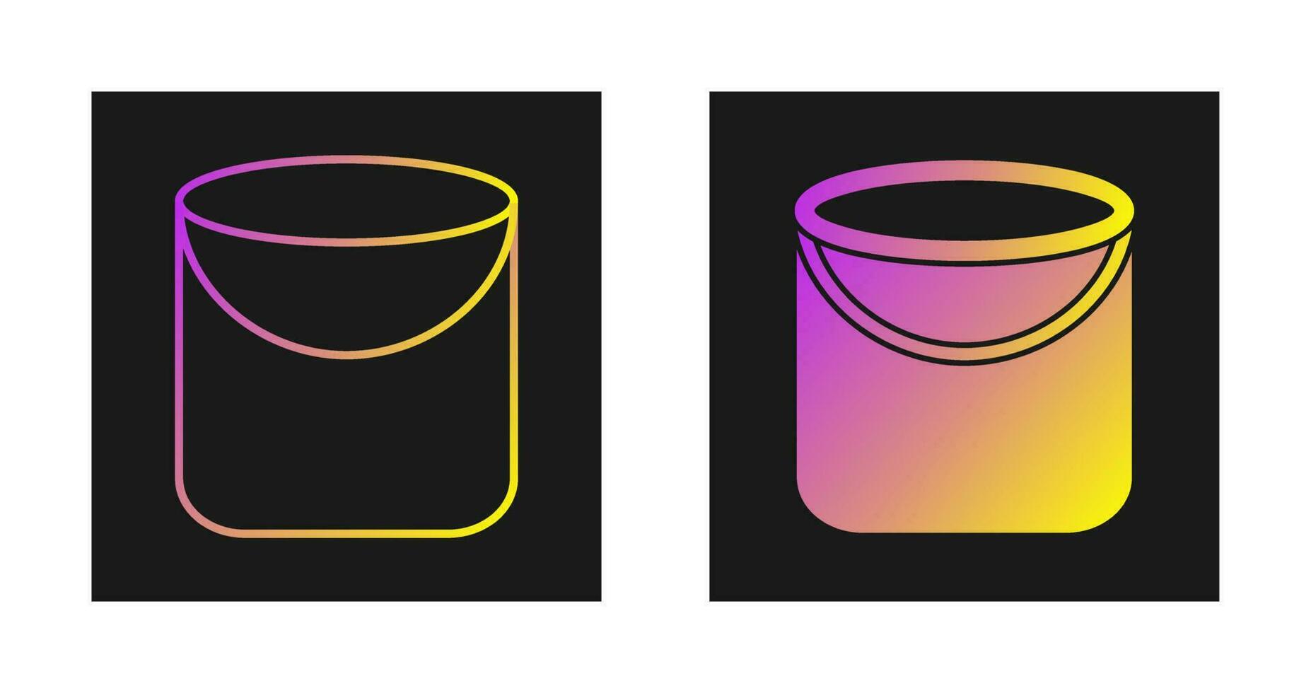 Sand bucket Vector Icon