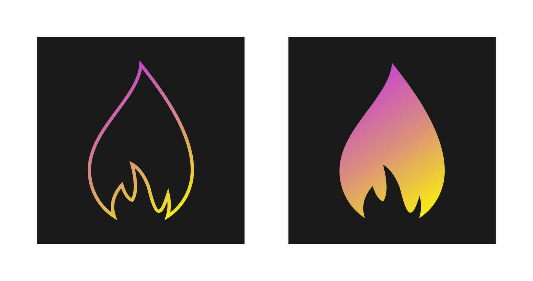 Flame Vector Icon