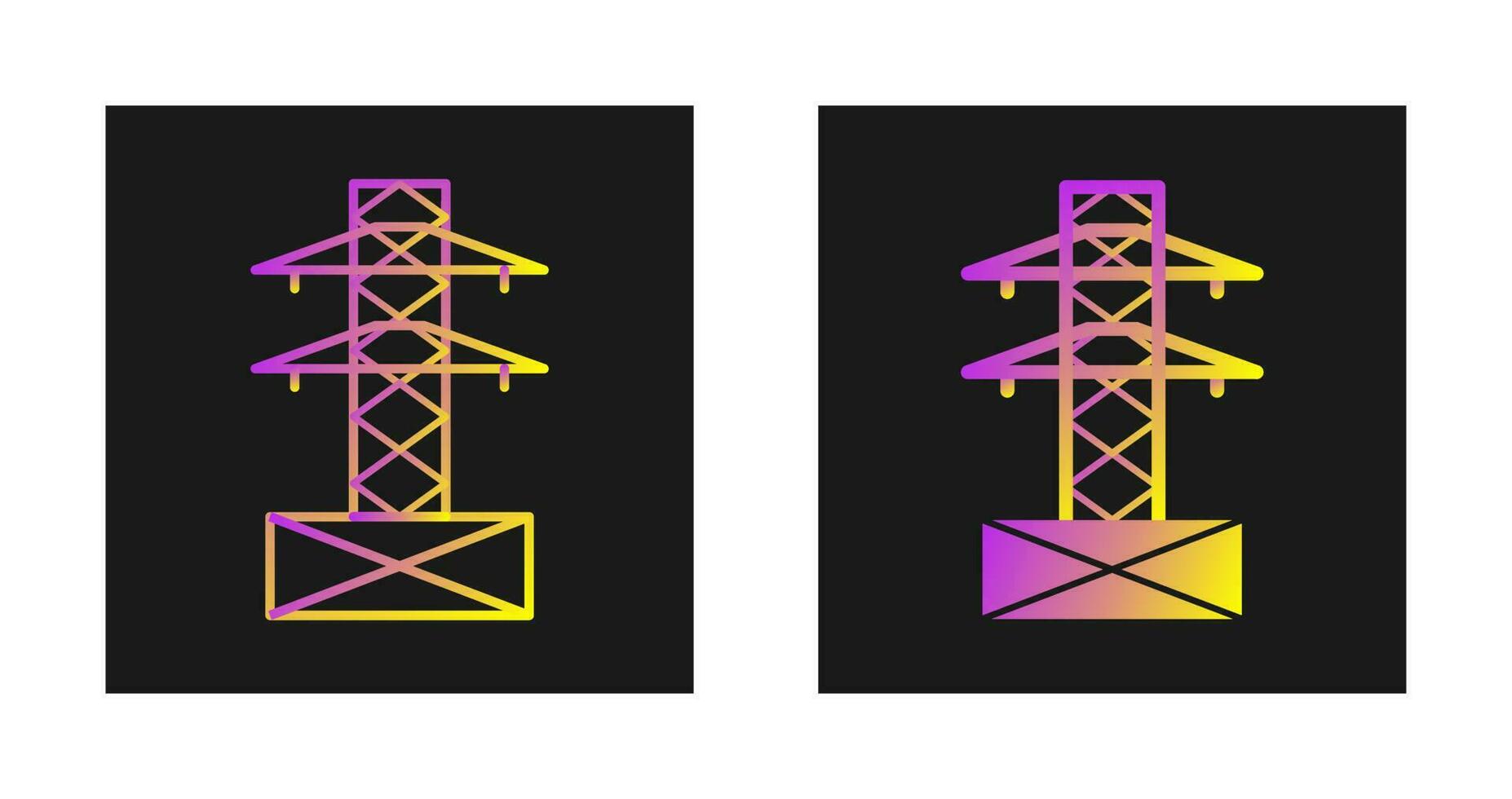 Electricity Tower Vector Icon