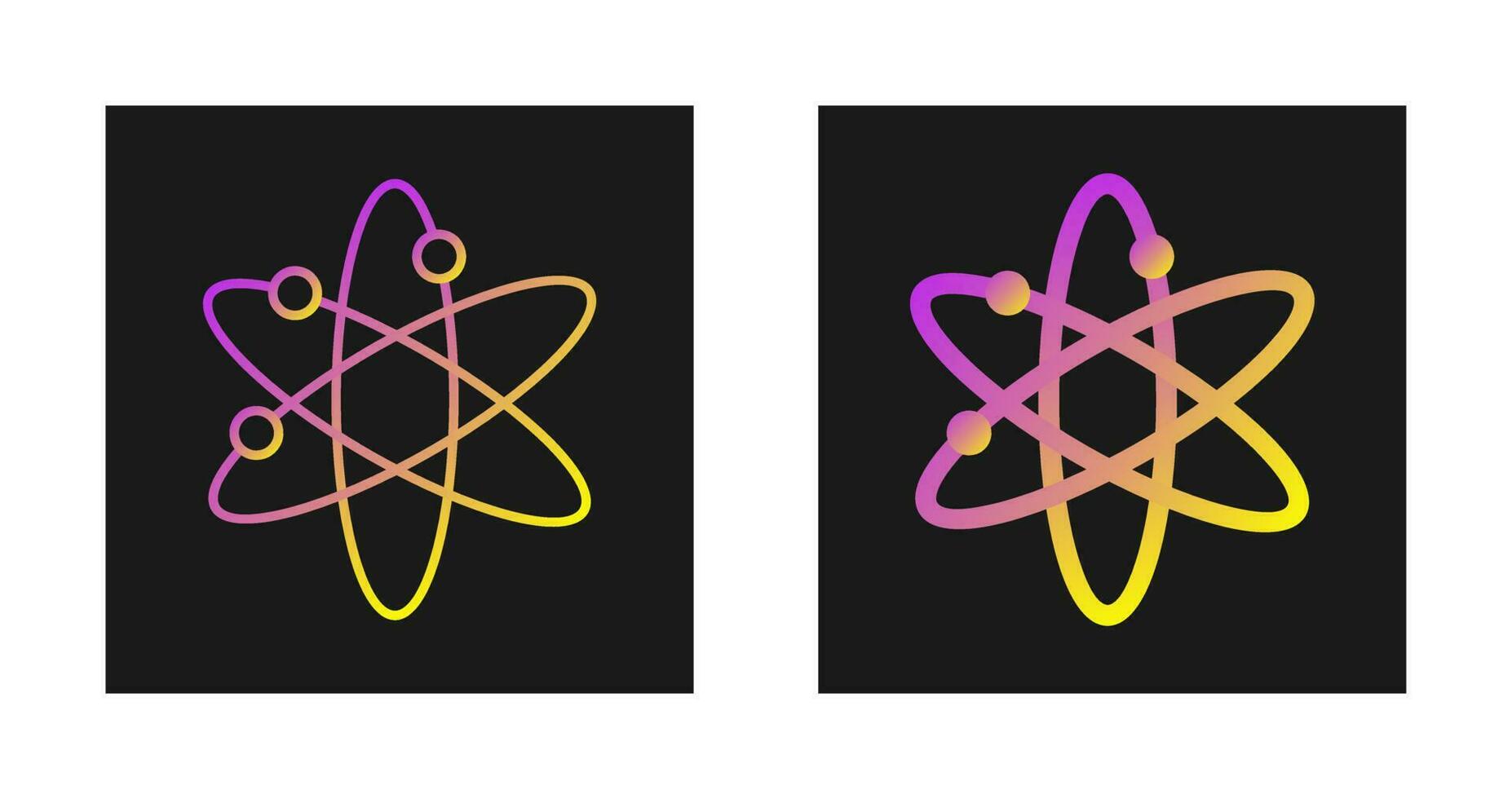 Atomic Structure Vector Icon