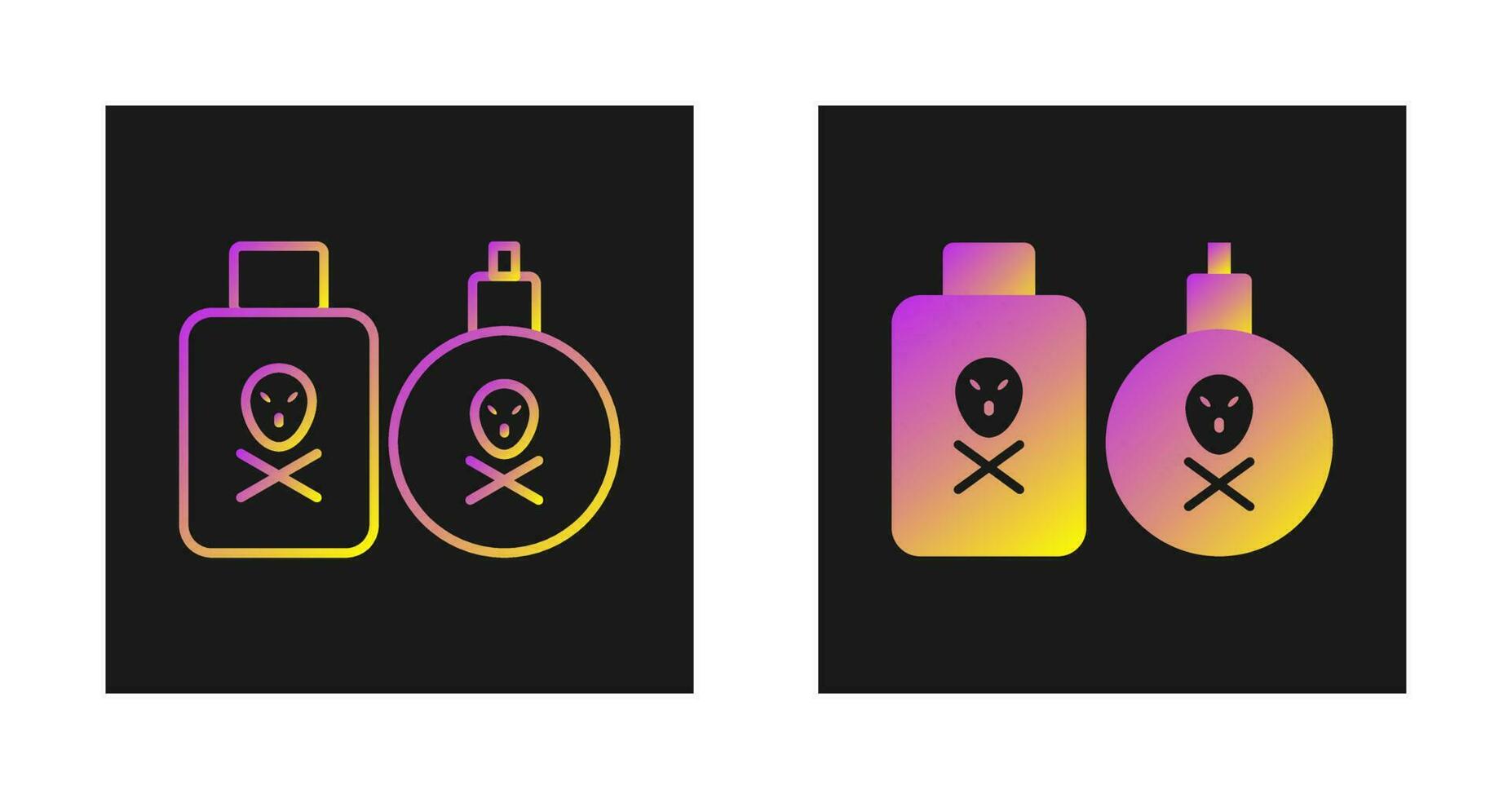 Poisonous Chemicals Vector Icon