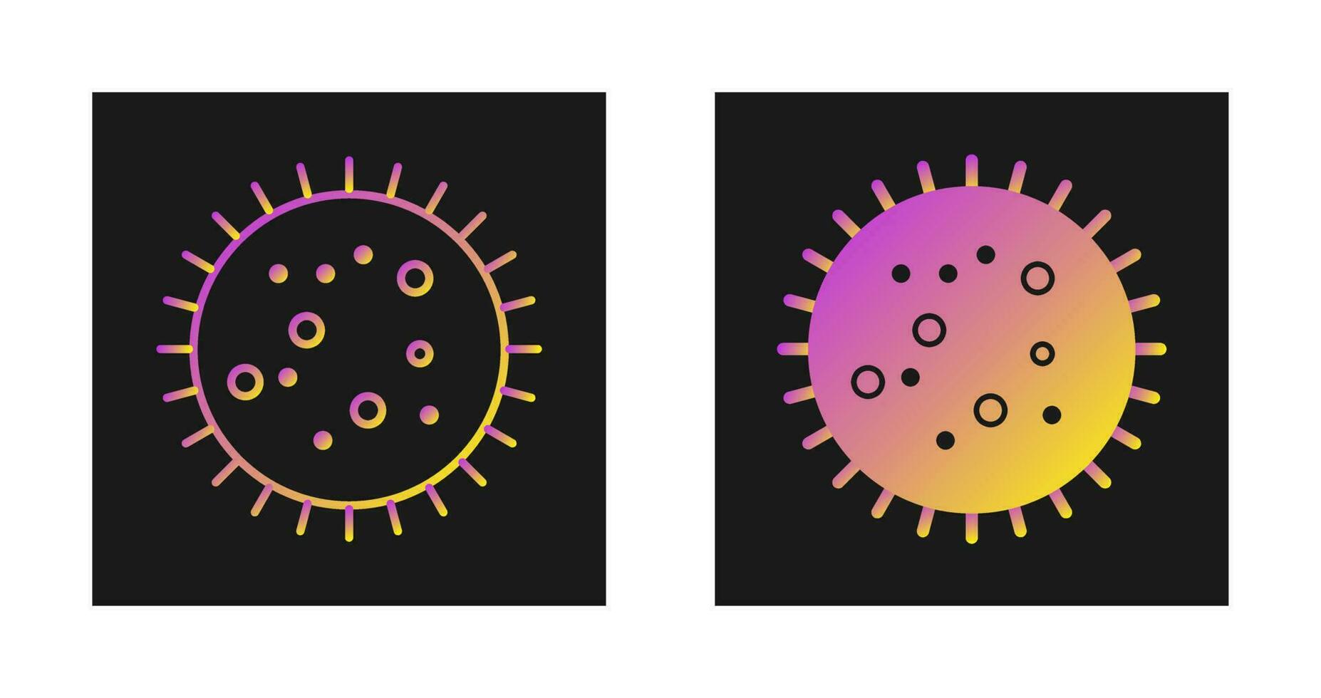 Bacteria in Slide Vector Icon
