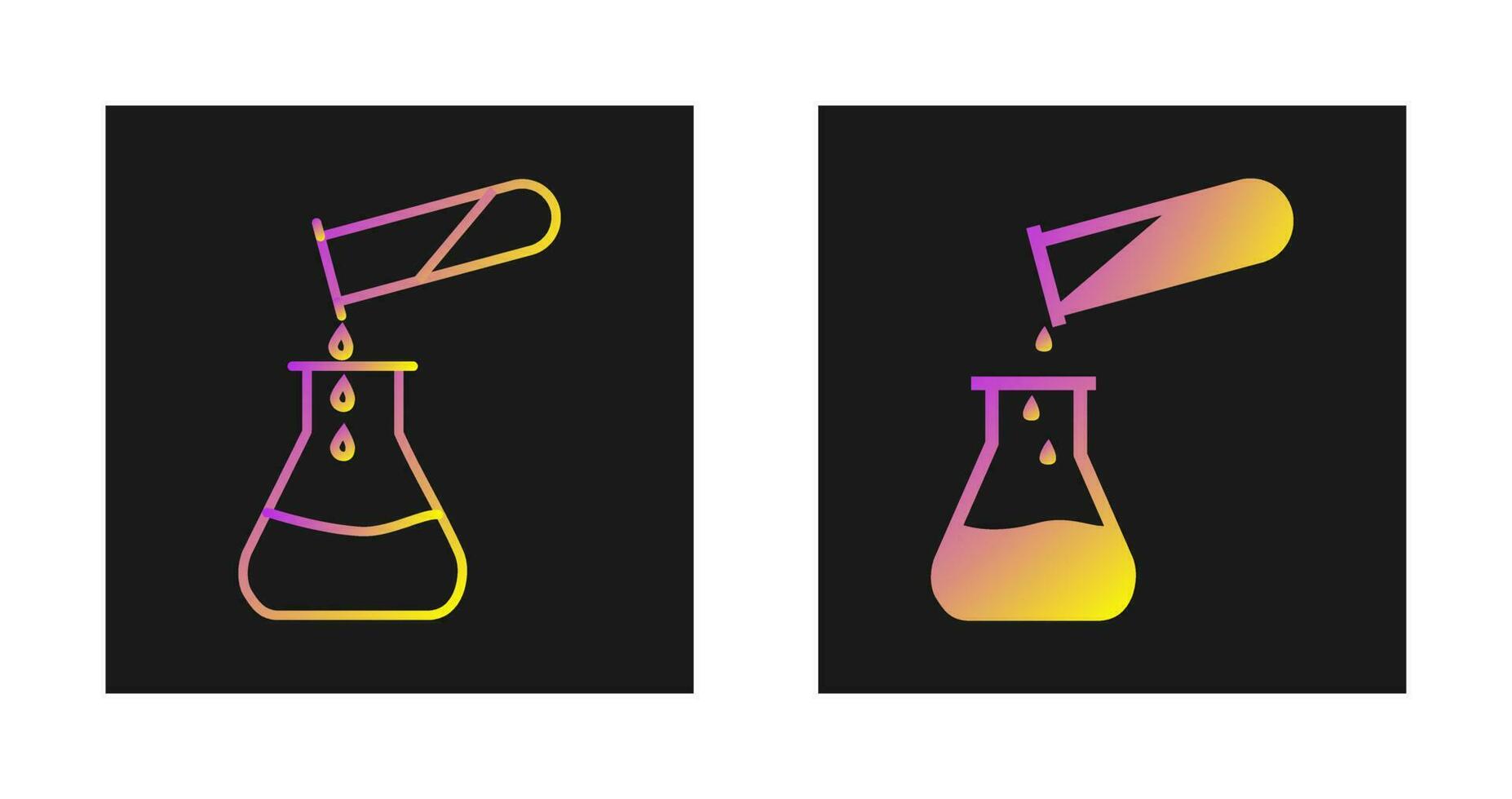 Pouring Chemical Vector Icon